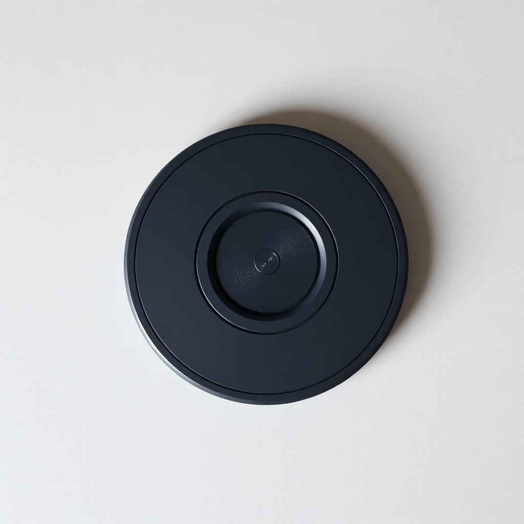 A branded disc fidget with recessed logo for a Houston client.